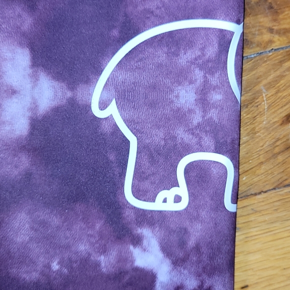 Ivory Ella purple reddish high waisted tie dye leggings xs - Picture 5 of 13